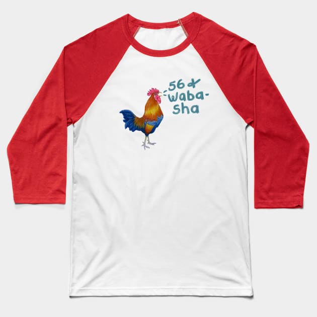 Little rooster crowin' Baseball T-Shirt by seancarolan